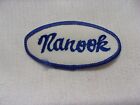 NANOOK USED EMBROIDERED VINTAGE SEW ON NAME PATCH TAGS ASSORTED COLORS