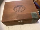 Vintage Corina Larks Wood Cigar Box