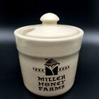 Vintage Stoneware Honey Crock CLOVER CREEK, Indiana Farmhouse Cottage USA Made