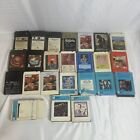 Lot of 24 Untested 8 Track Tapes Mostly Rock and Roll -SOLD AS IS -FREE SHIPPING