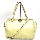 Valentino Garavani Hand Bag  Yellow Leather 432749
