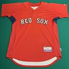 Boston Red Sox MLB Jersey Shirt Mens Size L/XL Majestic Cool Base Red