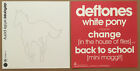 DEFTONES Rare VINTAGE 2000 DOUBLE SIDED PROMO POSTER FLAT for White CD MINT USA