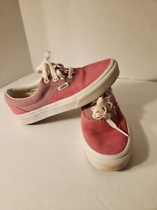 VANS Old Skool Girls Shoes Powder Pink Suede Size 6