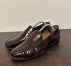 GH Bass Weejuns Burgundy Leather Slip On Penny Loafers Mens Size 12 CLEAN!