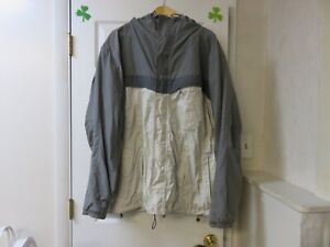 BURTON RONIN SNOWBOARD JACKET MEN'S SIZE XL GRAY FULL ZIP HOODED PRE-OWNED EXCON