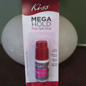 Kiss Mega Hold Pink Nail Glue 3g. Z01359