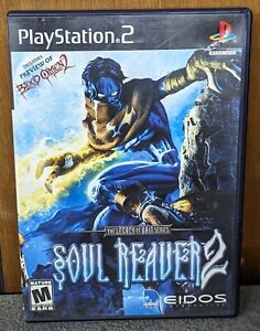 PS2 Legacy of Kain Series Soul Reaver 2 Black Label, CIB, Very Good Condition
