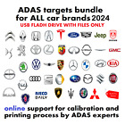 ADAS calibration targets-bundle of ALL car brands 2024 - USB FLASH DRIVE ONLY
