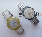 Lot of 2 Swatch-Watches Std Gent & Scuba   EXCELLENT   Vintage L@@K WOW
