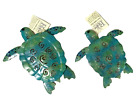 Sea Turtles Wall Hangings Metal Lot of 2 Regal Art & Gift Home Decor Swimming