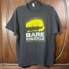 Bare Knuckle Boxing Mens T Shirt Black Size XL Fist Logo Fighting Championship