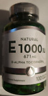 Vitamin E 1000IU 120 Softgels d-Alpha Tocopherols & Mixed Tocopherols Non GMO