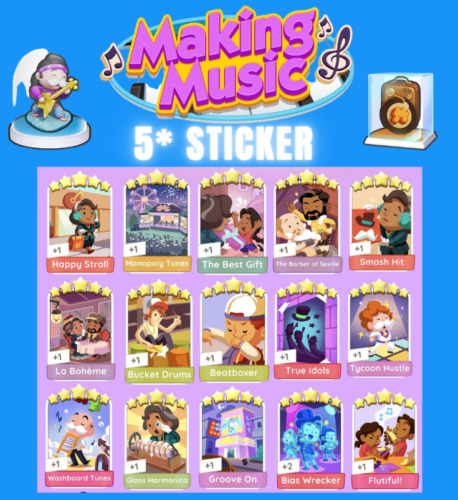 MONOPOLY GO 5 STAR STICKERS ⚡FAST DELIVERY⚡