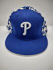 New ListingPhiladelphia Phillies New Era Fitted Hat Cap 59FIFTY Sz 7 3/8 Blue Sku#0212