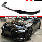 FOR 2020-23 BMW G22 G23 4 SERIES COMP STYLE GLOSS BLACK FRONT BUMPER LIP SPOILER