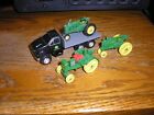NICE ERTL John Deere HD Flatbed Delivery Truck with 3 Vintage Tractors Free SHIP