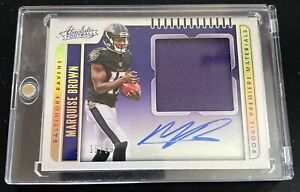 New ListingMarquise Brown RPA Absolute Jersey Number 15/99 Rookie Premiere Materials