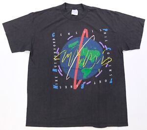 Rare Vintage SPRING FORD Genesis Phil Collins 1987 Tour T Shirt 90s Band Black L