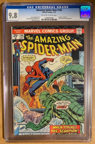 AMAZING SPIDERMAN 146 CGC 9.8! GWEN STACY CLONE APPEARANCE. (1975)