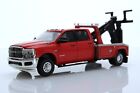 2022 Dodge Ram 3500 Laramie Wrecker Tow Truck Dually 1:64 Diecast Model Red