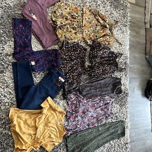 NEW LOT 11 CLOTHING SKIRTS LEGGINGS SHORT OUTFITS WOMENS M 8-10 TIME & TRU AVIA+