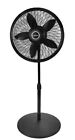 Lasko 18″ 3 Speed Oscillating Pedestal Fan w/Adjustable Height for Any Room BLK