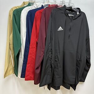 Adidas jacket Men's 7 colors lightweight 1/4 zip up loose fit sizes: XS--3XL NEW