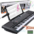 61 Key Piano Electric Digital Keyboard Portable Instrument Microphone Kids Study