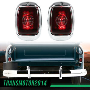 Fit For 40-53 Chevy First Series Pickup Truck Rear Tail Lamp Lights LH&RH Side (For: 1952 Chevrolet)