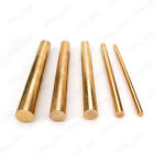 C28000 Brass Round Rods Yellow Metal Stick Solid Brass Bar Select Size