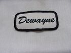 DEWAYNE USED SILK SCREEN  SEW ON NAME PATCH TAGS ASSORTED COLORS
