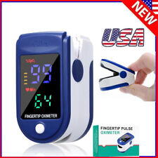Pulse Oximeter Finger Blood Oxygen Saturation Monitor SpO2 Heart Rate Measure--