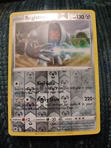 Reverse Holo Registeel 108/189 Rare Astral Radiance Pokemon TCG
