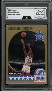 1990 NBA Hoops #5 All Star Game Michael Jordan GRADED 10 GEM MINT HOF Bulls