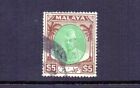 MALAYA-KELANTAN 1951 $5 GREEN & BROWN SG81 USED CAT £95