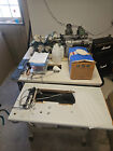 Consew industrial sewing machines 4 complete With Tables/motors and spare motor