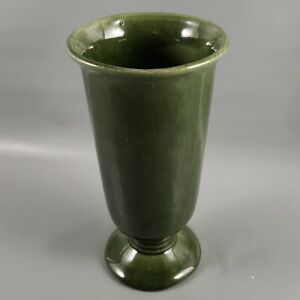 New ListingVintage Mid Century Haeger Art Pottery Avocado Green Urn Pedestal Ceramic Vase