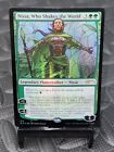 MTG - Secret Lair - Nissa, Who Shakes the World - Stained Glass - #518 - FOIL