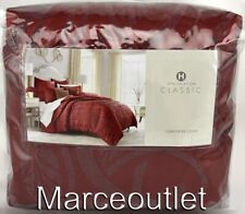 Hotel Collection Classic Ornate Scroll KING Duvet Cover Red