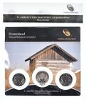 BU 2015 Homestead National Park PDS ATB 3 Quarter Coin Set Proof *0603