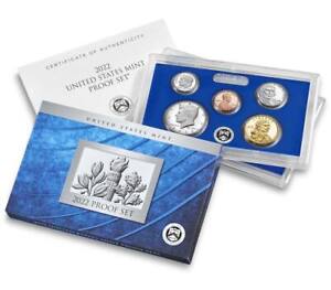 2022 Clad Proof Set 10 Coins in Original Packaging 22 RG Ships in a Box for Safe