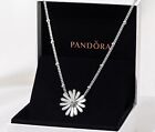AUTHENTIC PANDORA NECKLACE DAISY FLOWER COLLIER NECKLACE 398964C01-45 17.7 IN