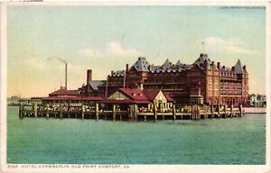New ListingHotel Chamberlain Old Point Comfort Virginia VA Posted 1916 Vintage Postcard