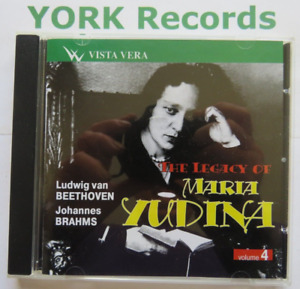 BEETHOVEN / BRAHMS - The Legacy Of MARIA YUDINA Volume 4 - Ex Con CD Vista Vera