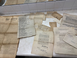 New ListingLOT of WW1 US Army 78th LIGHTNING DIVISION Newspapers, Orders, Letters, Etc.