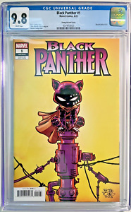 Black Panther # 1 CGC 9.8 Marvel 2023 Skottie Young Variant