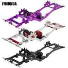 LCG Chassis Kit w/Gearbox Overdrive Set for 1/10 RC Crawler SCX10 Capra DIY
