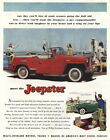 1949 Jeep Jeepster: One Day You'll Tire Stale Scenes Vintage Print Ad