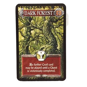 Shadows Over Camelot Board Game by Days of Wonder Dark Forest Card Only